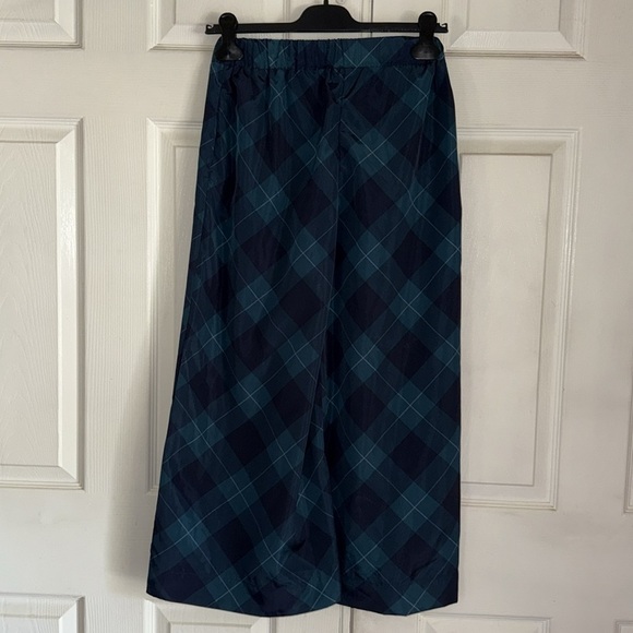 Anthropologie Maeve Taffeta Printed Cropped Wide Leg Pants - Picture 6 of 9